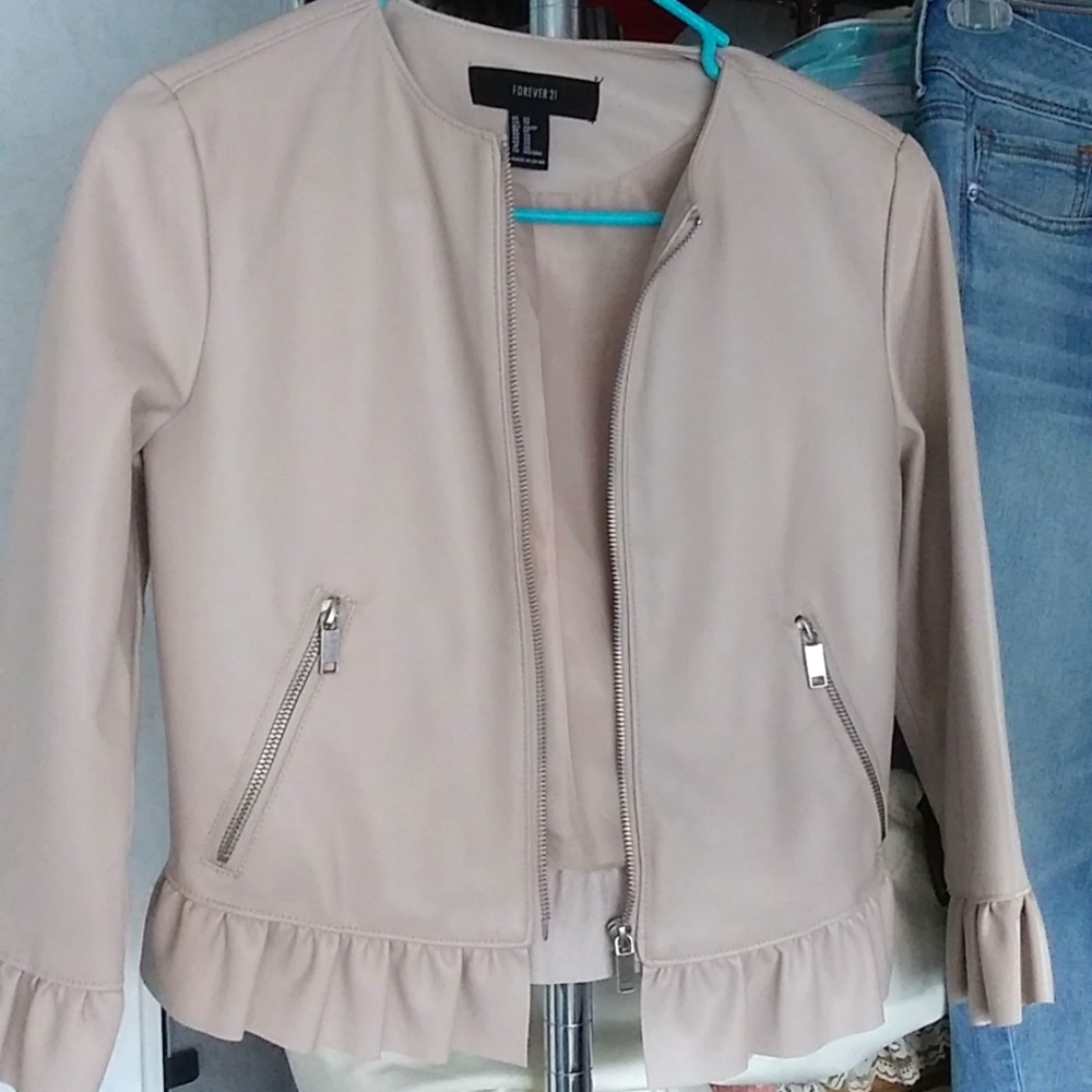 Faux leather jacket (Weekend Sale Send me an offer!)